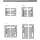 Szuflada Metalbox GTV Prestige H-86 L-400 MP-086400-10