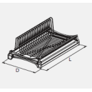 Ociekarka jednopoziomowa NOMET 70 srebrna NO-W-2508-700.P22