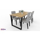 Noga do stołu U 80x20 H-720