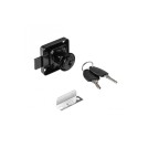 Zamek GTV CF 138 kwadrat z kluczem komputerowym czarny ZZ-CF-138-20