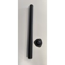 Noga do stołu LG-79  L-710 mm fi 60 mm Czarna Leba
